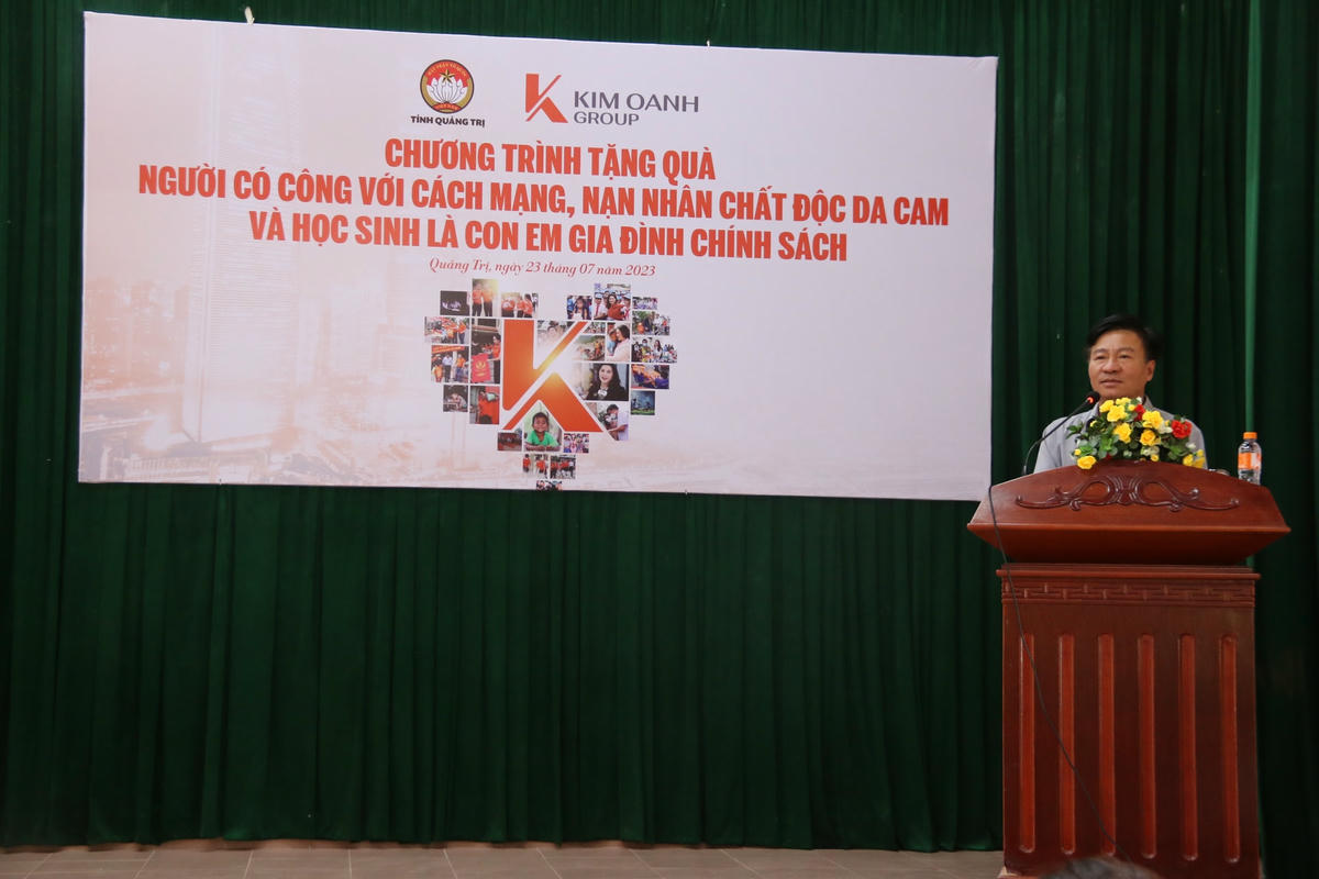 Ông Đào Mạnh Hùng phát biểu tại chương trình.