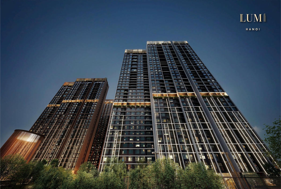 Nghệ thuật kiến trúc độc đáo của Lumi Signature lấy chủ đề từ các yếu tố thiên văn như mặt trời và mặt trăng. Ảnh: CapitaLand Development Vietnam.