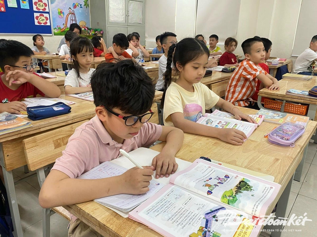 Một giờ học của học sinh Trường Tiểu học Lý Thường Kiệt.