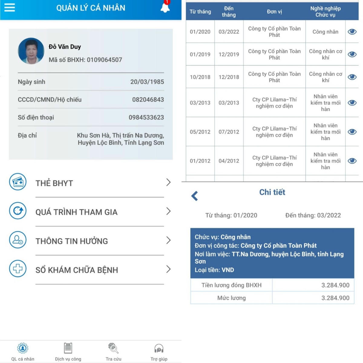 Dù làm việc nhưng công ty từ tháng 5/2020 đến tháng 3/2022 không đóng BHXH cho ông Đỗ Văn Duy