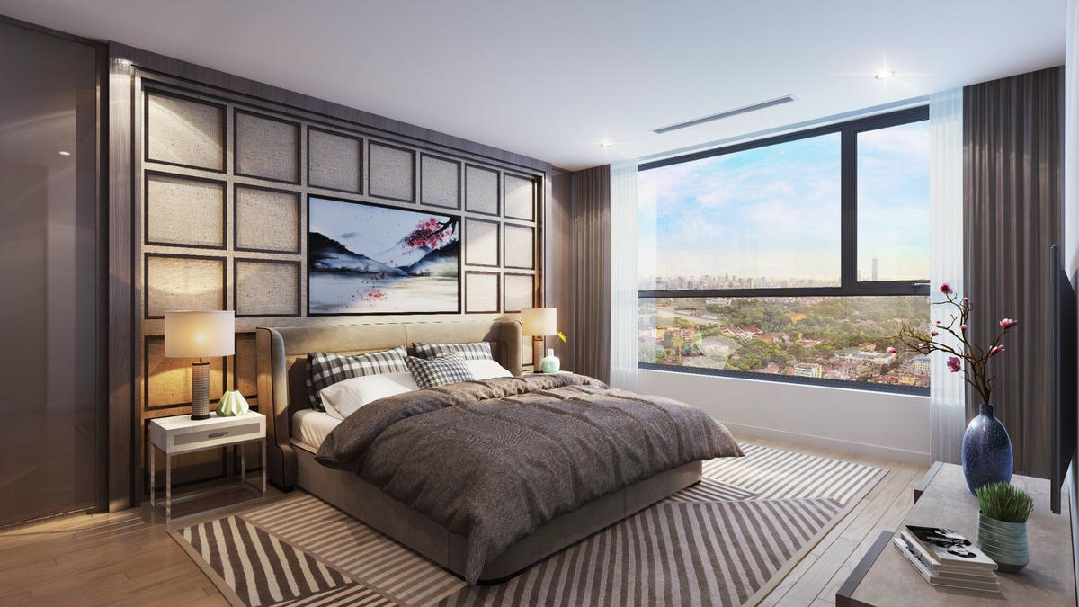 Thiết kế căn hộ thông minh khi tận dụng tối đa ánh sáng tự nhiên. Ảnh: HC