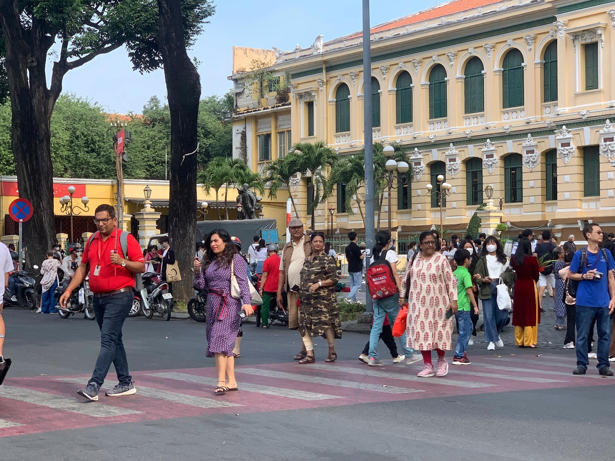 TP HCM trở thành điểm đến thu hút khách trong và ngoài nước.