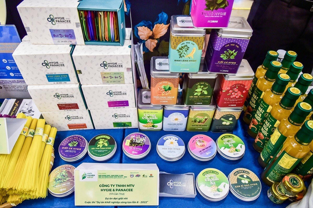 Rất nhiều sản phẩm của các bạn trẻ khởi nghiệp được thị trường tiêu dùng lựa chọn.