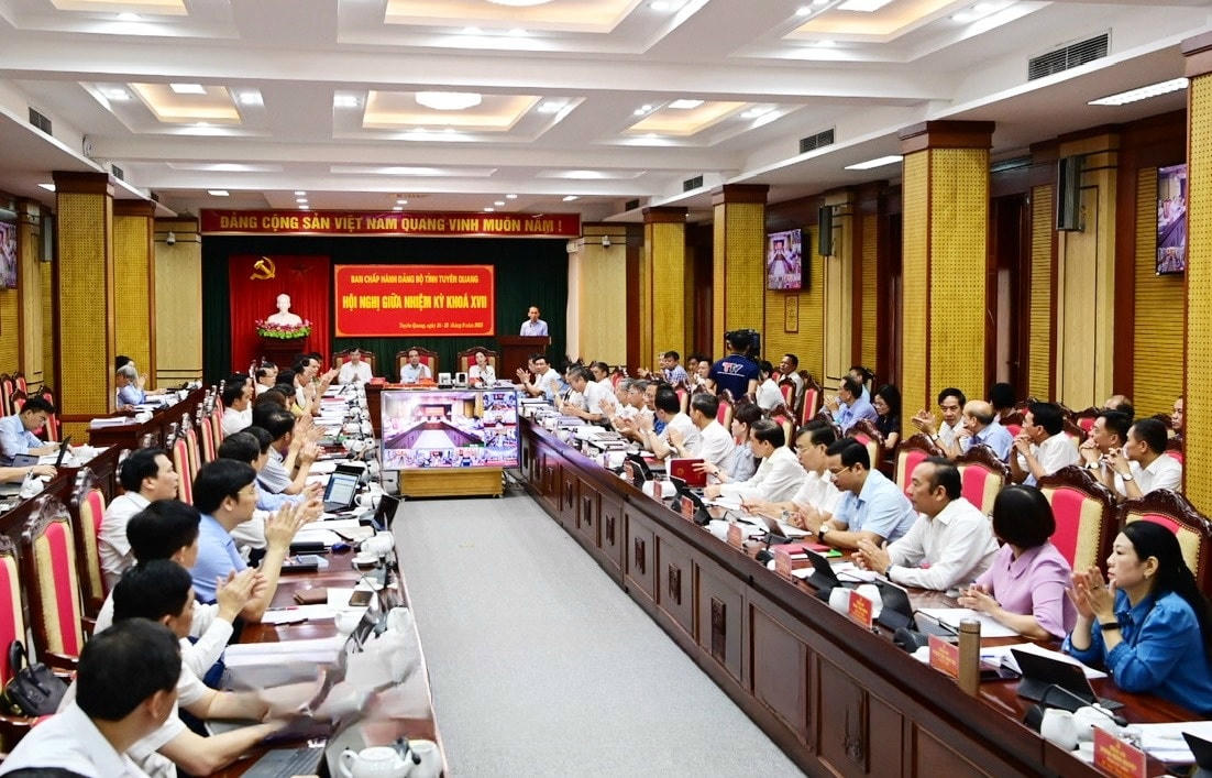 Các Đại biểu tham dự Hội nghị. Ảnh: TuyenQuangOnline