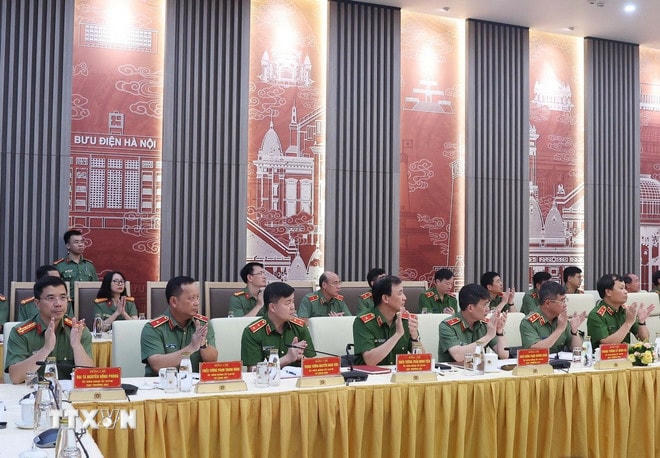 Các đại biểu tham dự hội nghị. (Ảnh: Thống Nhất/TTXVN) ttxvn-bo-cong-an-7-resize.jpg