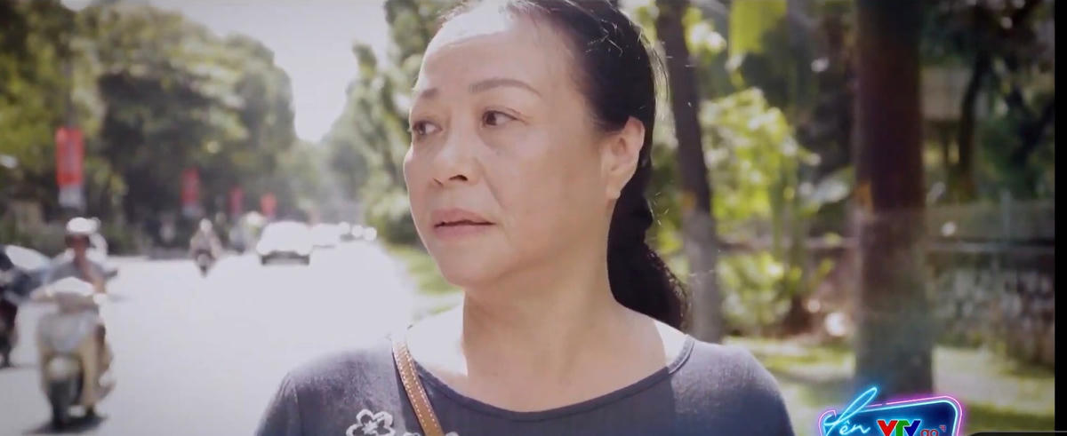 Bà Nga quên mặt các con. Ảnh: CMH. 