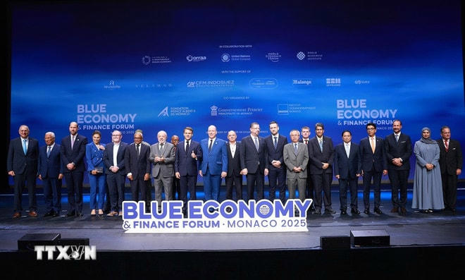 Thủ tướng Phạm Minh Chính và các Trưởng đoàn tham dự Diễn đàn Tài chính và Kinh tế Xanh tại Monaco. (Ảnh: Dương Giang/TTXVN) ttxvn-thu-tuong-phat-bieu-tai-dien-dan-tai-chinh-va-kinh-te-xanh-cua-hoi-nghi-unoc-3-8.jpg