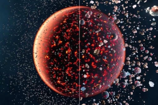 Trái Đất có thể đã từng hút nước từ không gian trong quá trình hình thành để có được các đại dương rộng lớn như ngày nay (Ảnh: ETH Zurich).