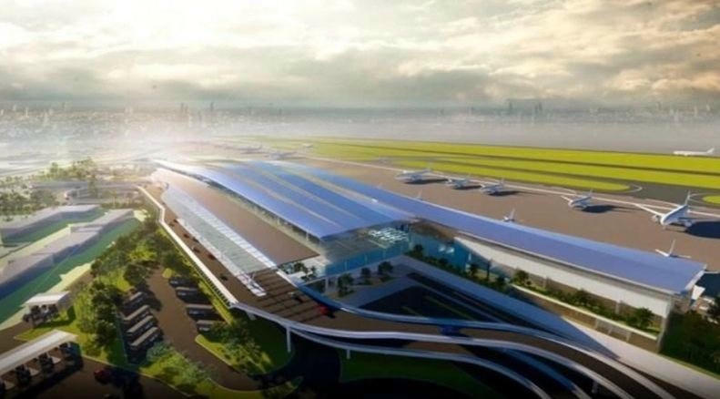 Phối cảnh sân đỗ máy bay sân bay Long Thành. Ảnh: ACV