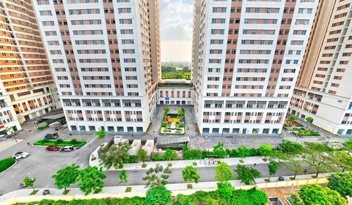 Nhiều không gian xanh và tiện ích nội khu hiện đại tại Eurowindow River Park. Ảnh: Eurowindow Holding.