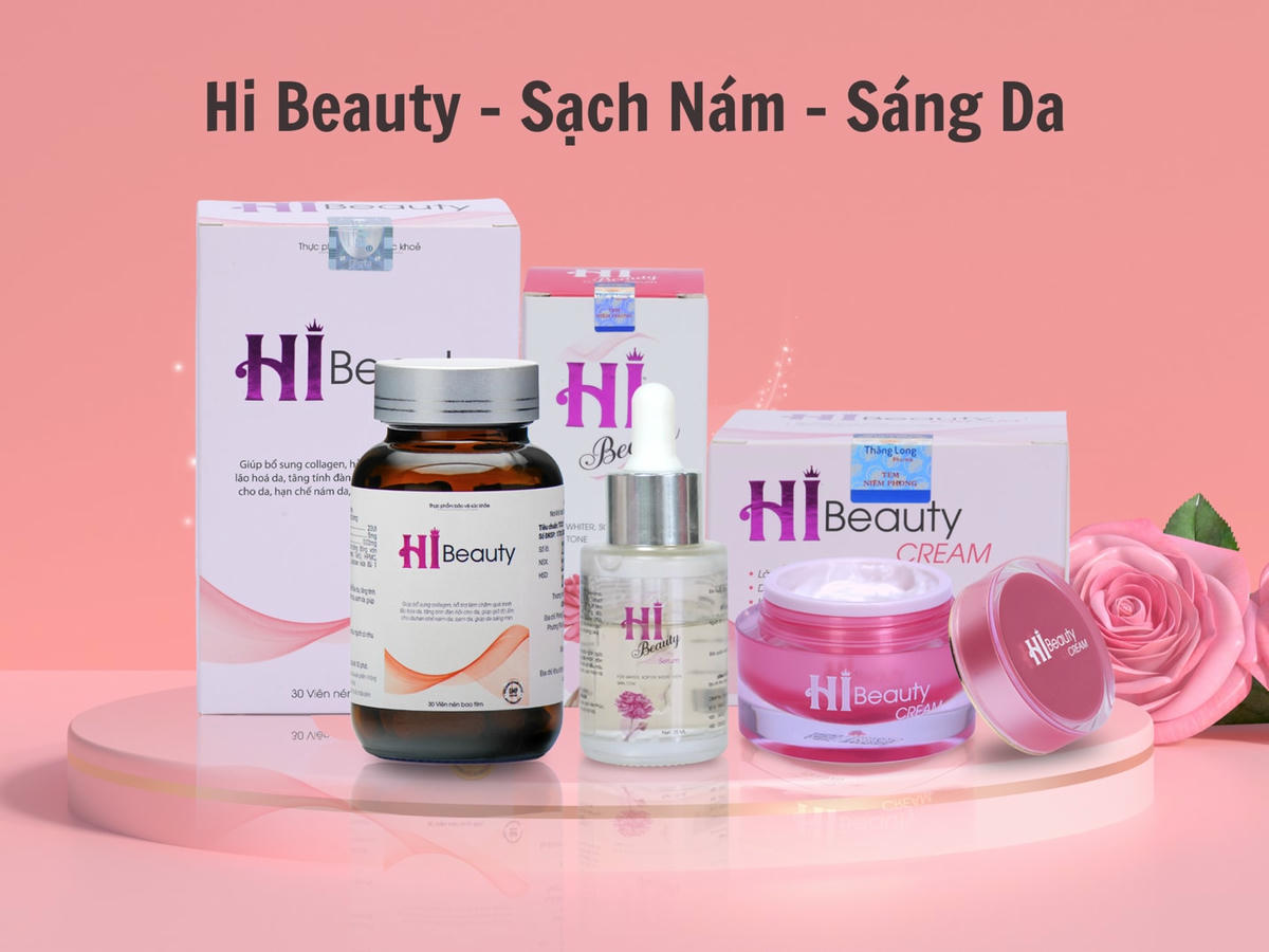 Bộ sản phẩm Hi Beauty.