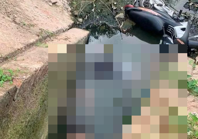 Khu vực phát hiện thi thể 2 nạn nhân.