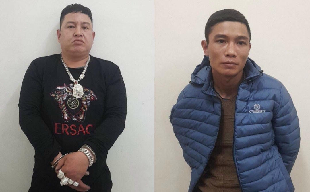 Đối tượng Suốt và Cảnh tại CQĐT. Ảnh CAHH