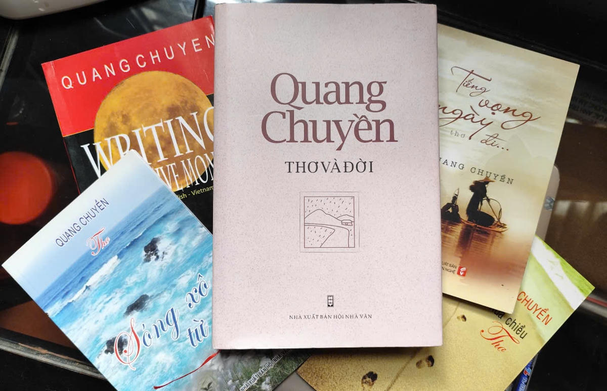 Một số tập thơ của Quang Chuyền