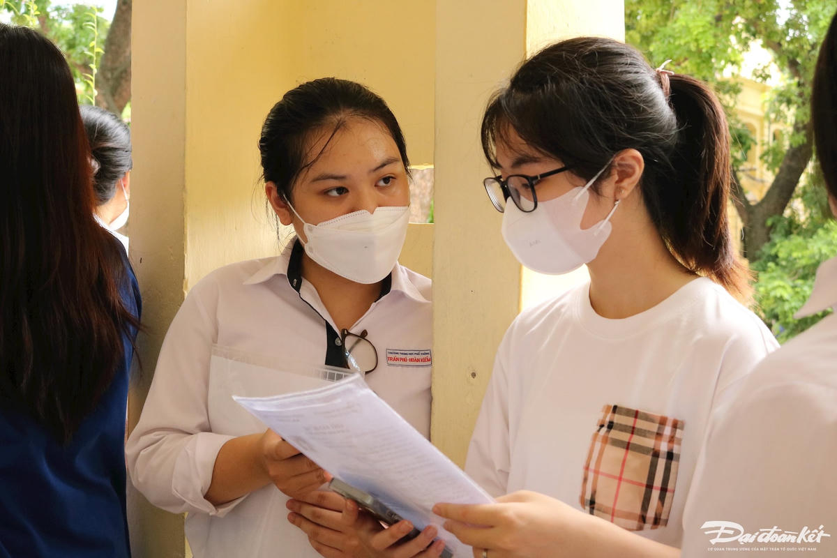 Thí sinh dự thi tốt nghiệp THPT năm 2023.