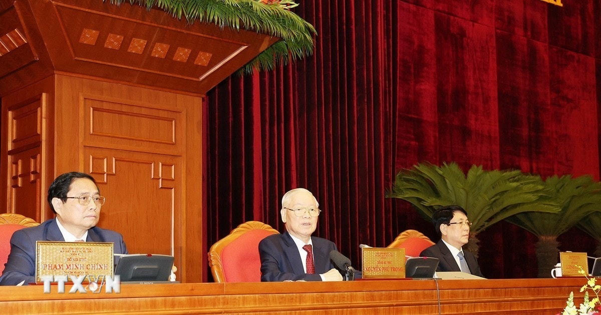 Quang cảnh buổi Khai mạc Hội nghị Trung ương lần thứ chín, khóa XIII