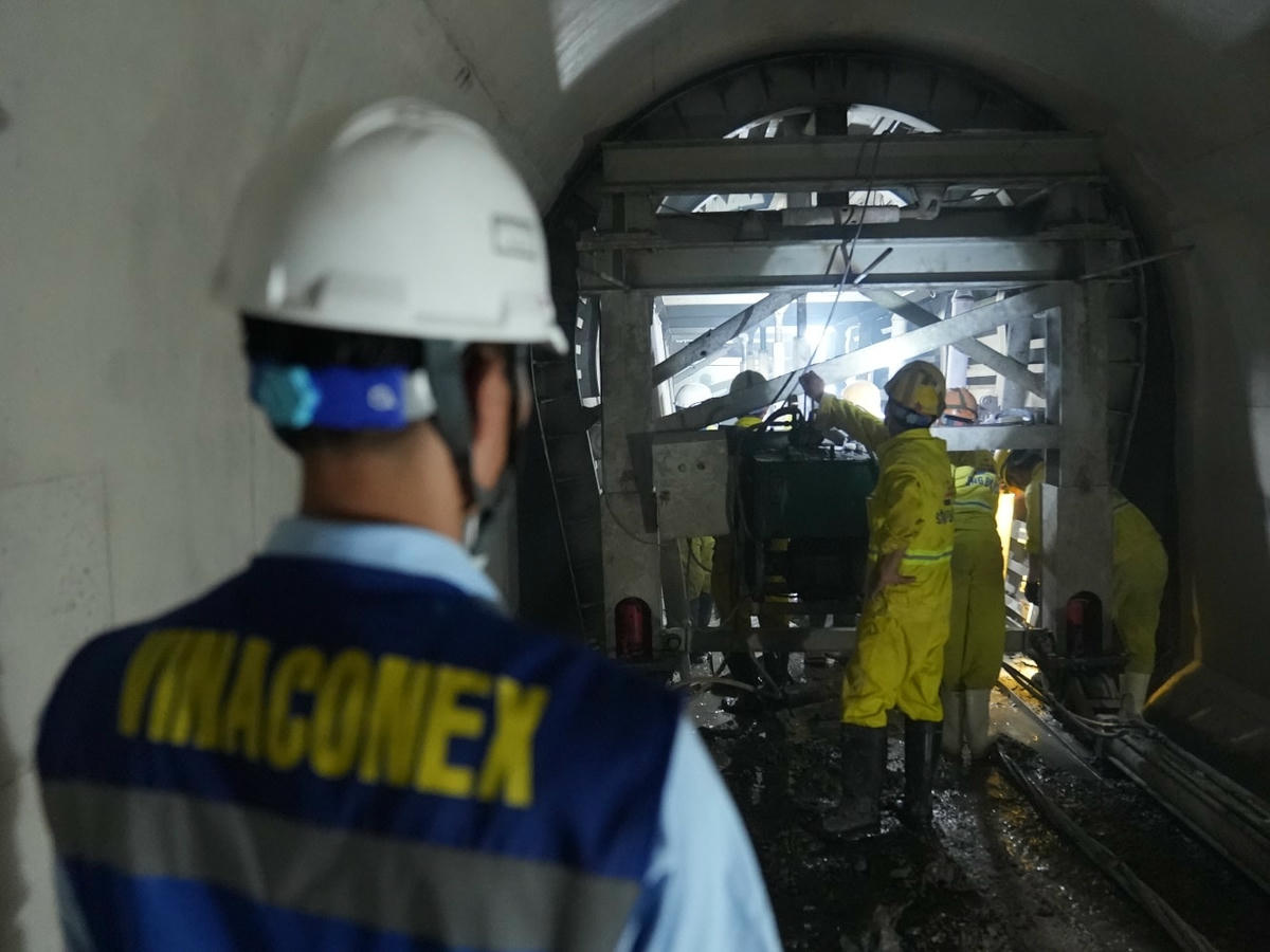 Dự án thủy điện Đăk ba thông hầm toàn tuyến vượt tiến độ 1 tháng