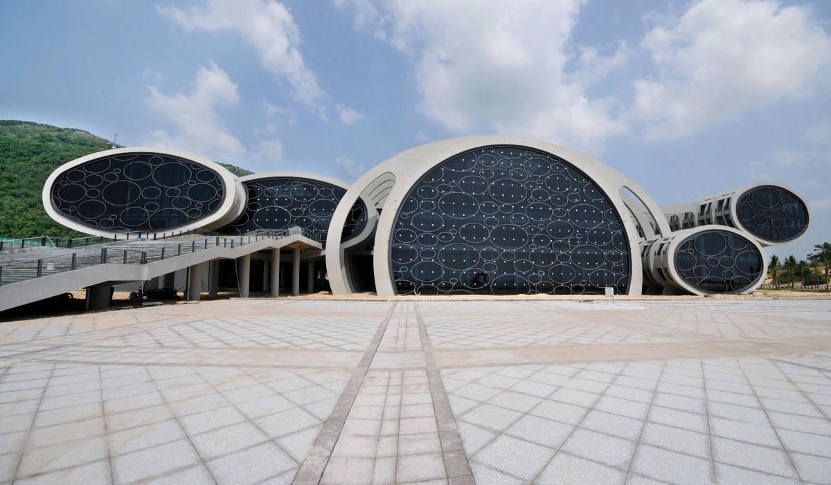 Bảo tàng Con đường Tơ lụa Hàng hải Quảng Đông (Bảo tàng Số 1 Nam Hải) ở Dương Giang, tỉnh Quảng Đông. Ảnh: Tân Hoa Xã.