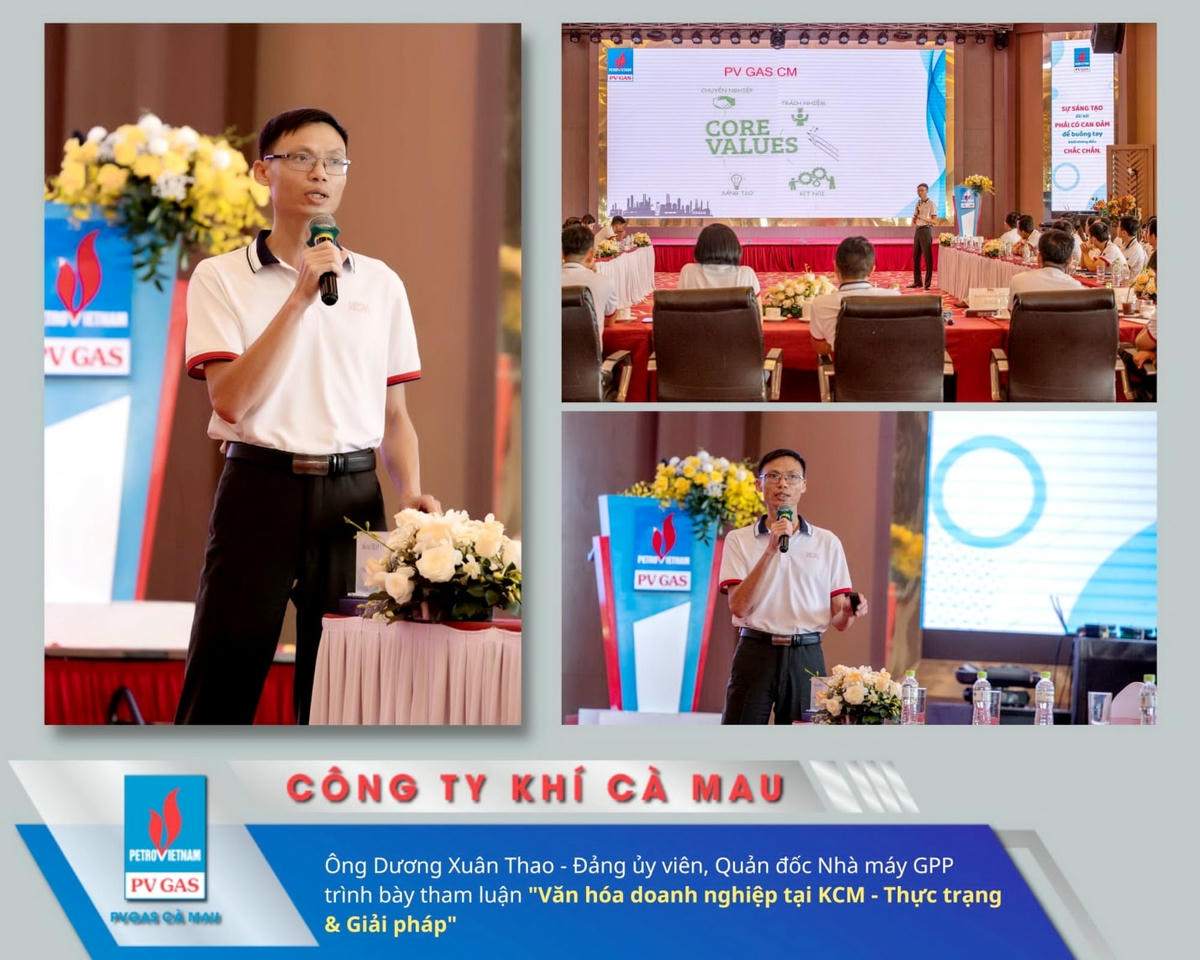 Tham luận về quá trình xây dựng và phát triển văn hóa doanh nghiệp tại KCM.