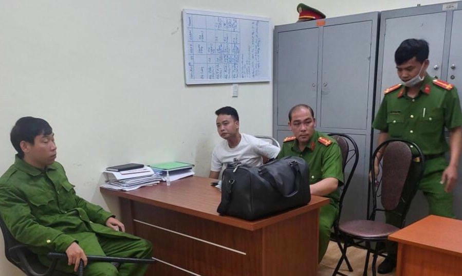 Đối tượng Nguyễn Văn Hào khi vừa bị bắt