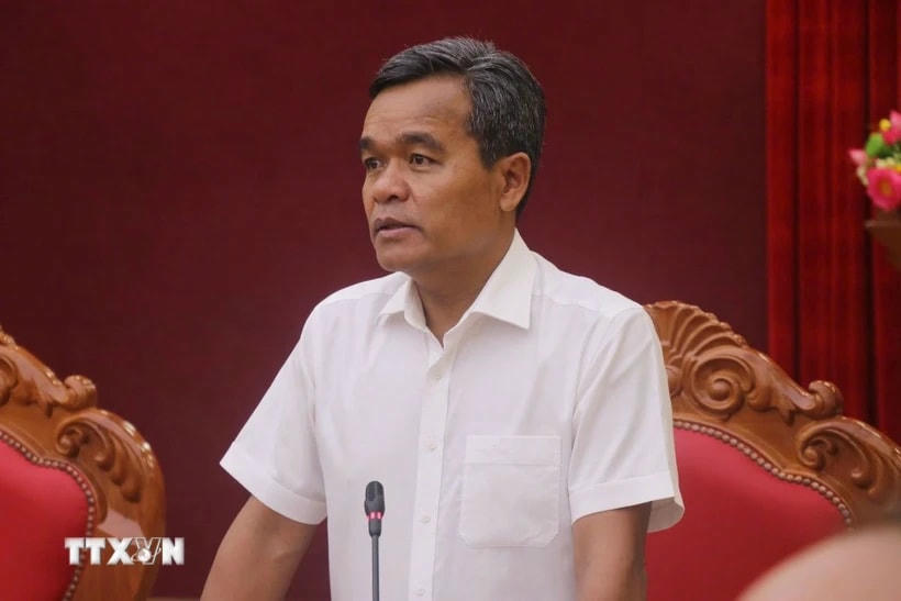 Ông Hồ Văn Niên phát biểu tại Hội nghị. (Ảnh: Sỹ Thắng/TTXVN)