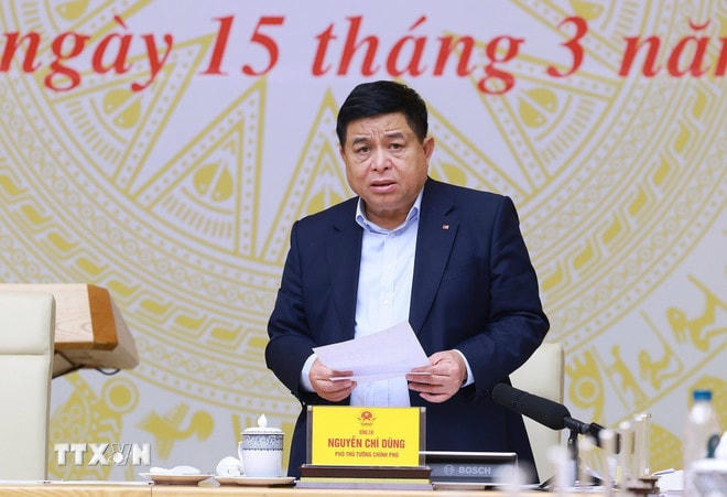 Phó Thủ tướng Nguyễn Chí Dũng chủ trì Phiên họp thứ nhất Ban Chỉ đạo xây dựng Đề án Phát triển kinh tế tư nhân. (Ảnh: Dương Giang/TTXVN) ttxvn-1503-kinh-te-tu-nhan-2.jpg