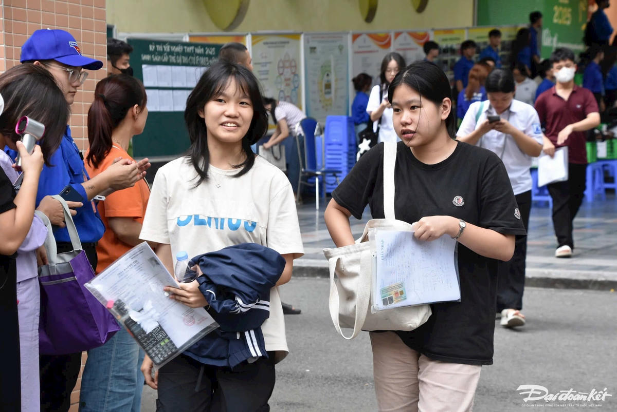 Thí sinh tại Kỳ thi tốt nghiệp THPT năm 2025. Ảnh: Hoàng C