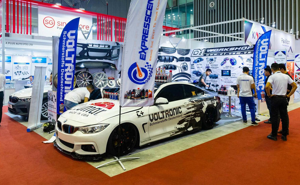 Triển lãm công nghiệp ô tô tại TP HCM.