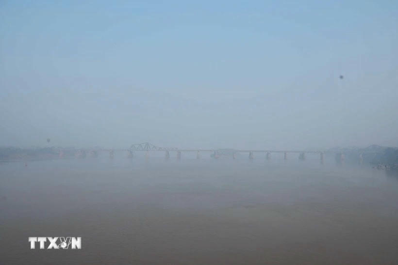 Chất lượng không khí của Hà Nội không lành mạnh. (Nguồn: TTXVN)