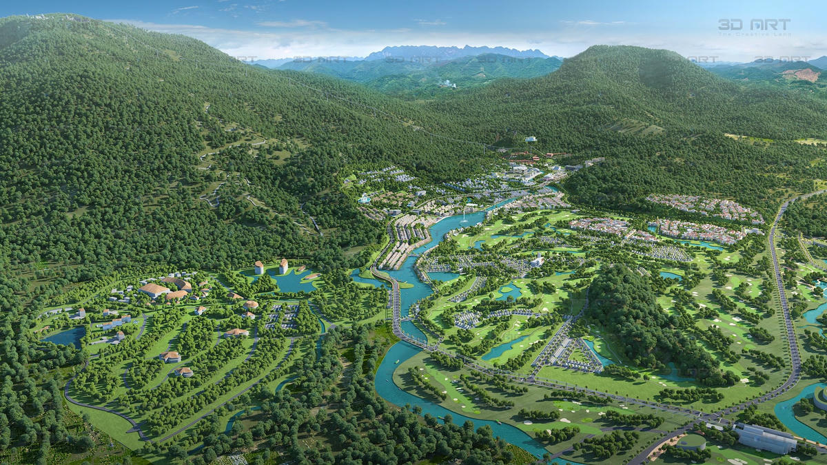 phối cảnh minh họa Dự án đầu tư xây dựng và kinh doanh kết cấu hạ tầng khu chức năng vị trí số 5, thuộc Khu thương mại tự do Thành phố Đà Nẵng. (4)