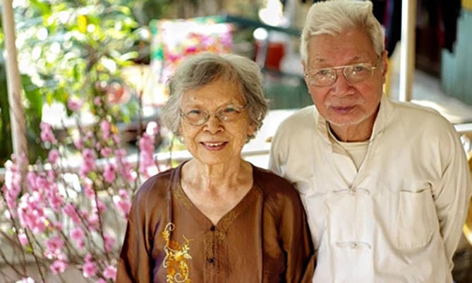 GS-NSND Trần Bảng và vợ - NSƯT Trần Thị Xuân (đã mất).