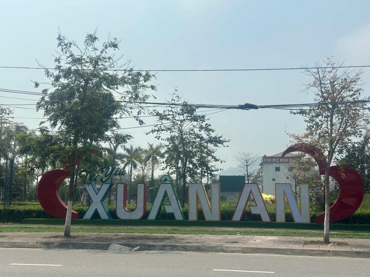 Khu đô thị Xuân An ở vị trí đắc địa của huyện Nghi Xuân, Hà Tĩnh. Ảnh: HN.