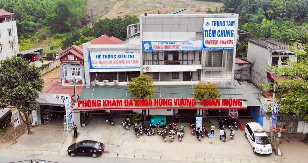 Phòng khám Hùng Vương - Chân Mộng nơi xảy ra vụ việc.