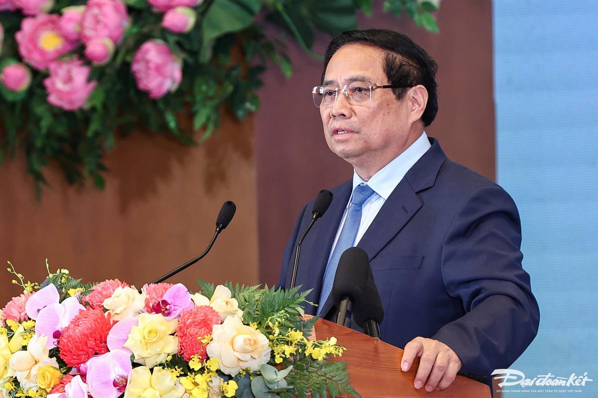 Thủ tướng Chính phủ Phạm Minh Chính phát biểu tại Hội nghị. Ảnh: Quang Vinh