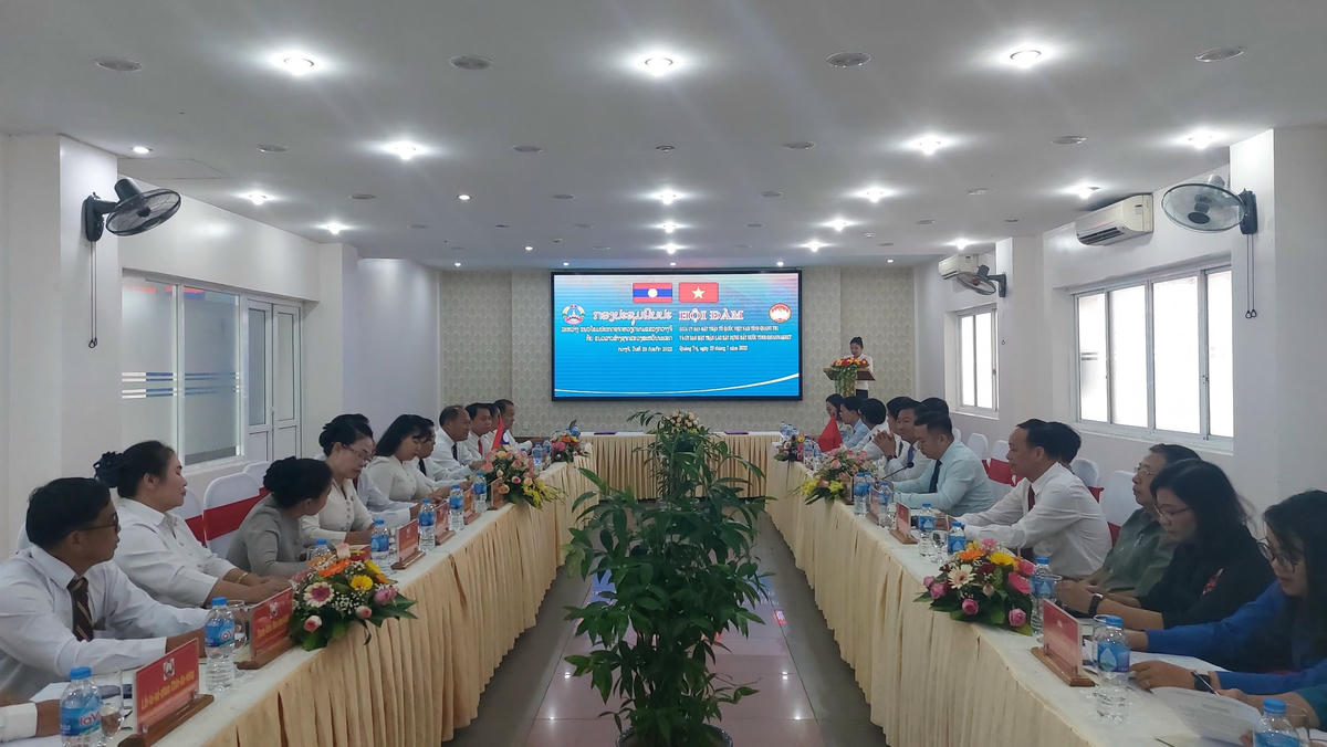 Quang cảnh buổi Hội đàm.