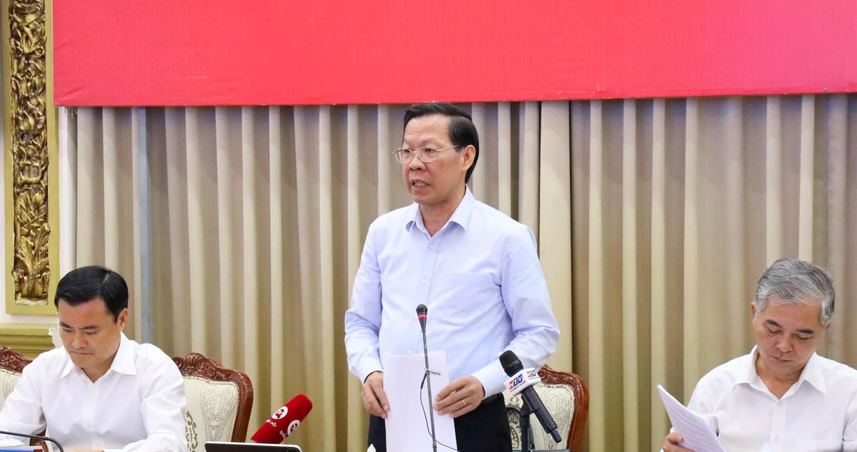 Ông Phan Văn Mãi chỉ đạo đẩy mạnh triển khai giải ngân đầu tư công trên địa bàn thành phố.