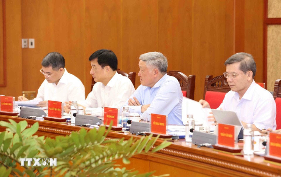 Đại biểu tham dự Phiên họp thứ 28 Ban Chỉ đạo Trung ương về phòng, chống tham nhũng, lãng phí, tiêu cực. (Ảnh: Phương Hoa/TTXVN)