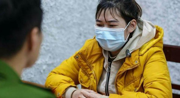 Chu Uyển Vân tại cơ quan chức năng.