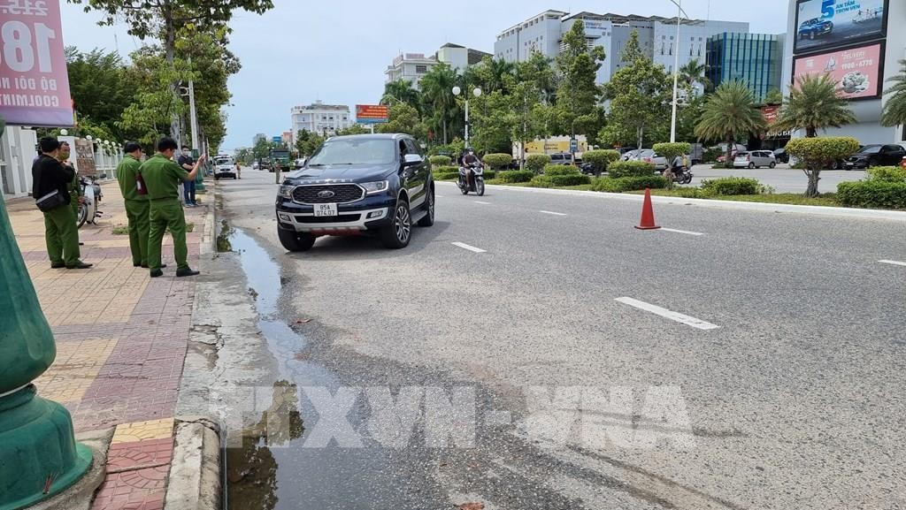 Hiện trường vụ tai nạn. Ảnh: TTXVN