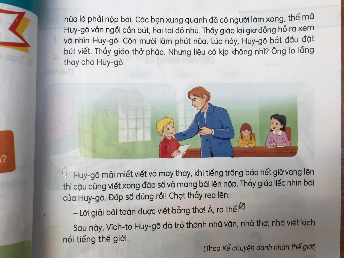 Phiên âm trong sách giáo khoa Tiếng Việt (bộ Kết nối tri thức với cuộc sống). Ảnh: Vân Trang.  