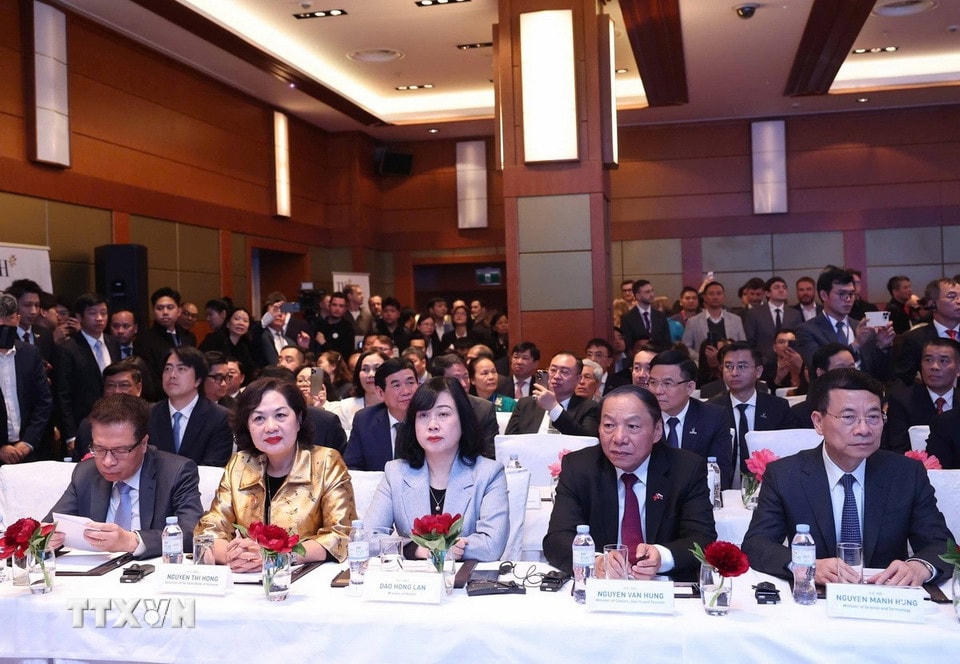 Các đại biểu tham dự Diễn đàn Doanh nghiệp Việt Nam-Nga. (Ảnh: Thống Nhất/TTXVN)