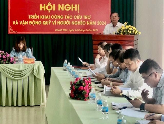 Hội nghị Tổng kết công tác Quỹ vì người nghèo năm 2023 tỉnh Khánh Hòa. (2
