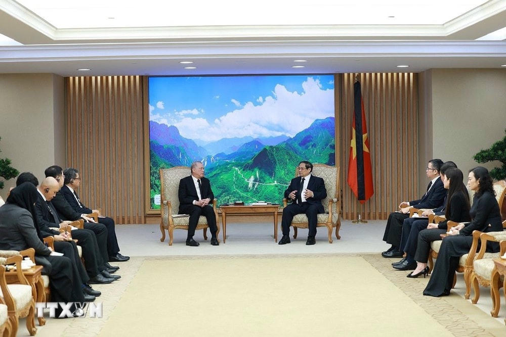 Thủ tướng Phạm Minh Chính tiếp Phó Thủ tướng Malaysia Fadillah Yusof hồi tháng 7/2024. (Ảnh: Dương Giang/TTXVN) ttxvn-viet_nam-malaysia3.jpg