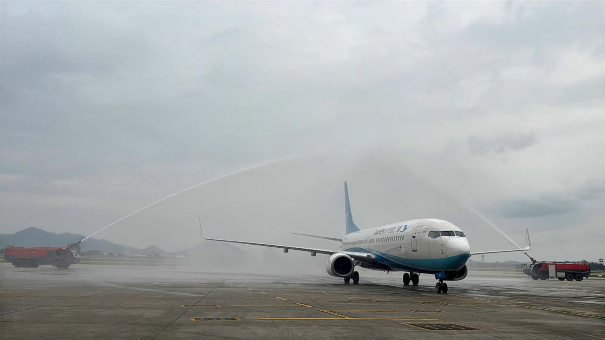 Cảng HKQT Nội Bài chào đón khai trương đường bay Hà Nội - Phúc Châu (3) (1)