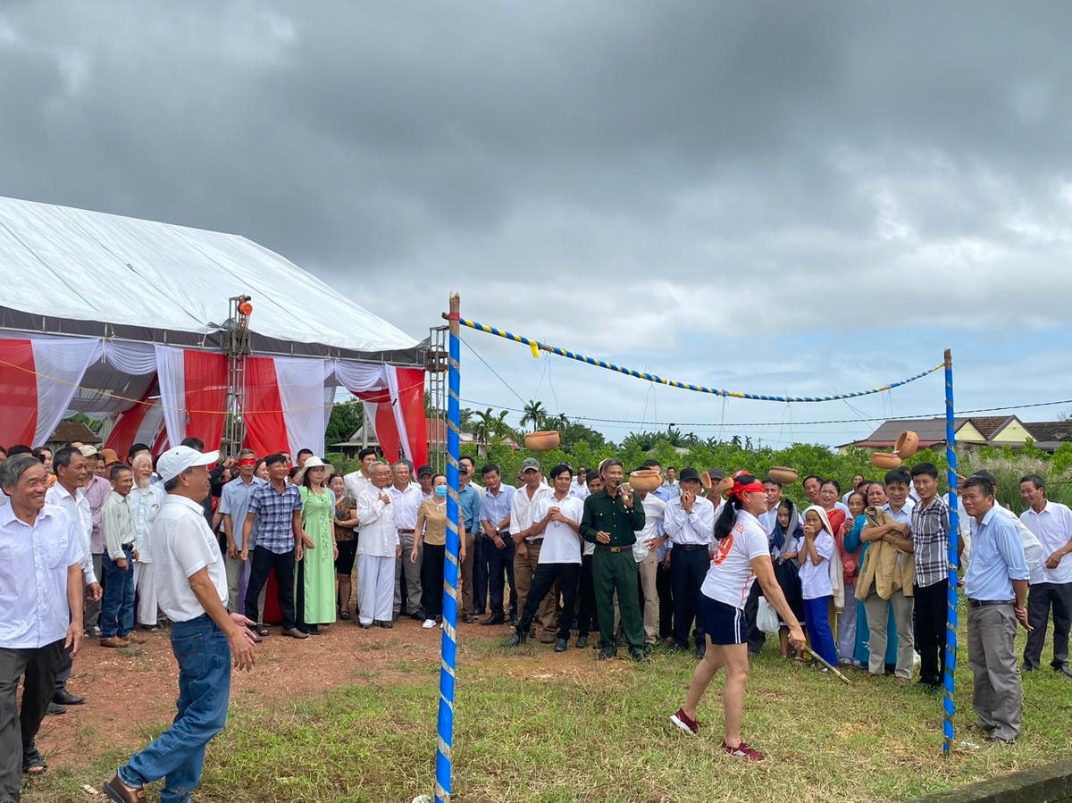 Một trò chơi được tổ chức trong khuôn khổ Ngày hội.