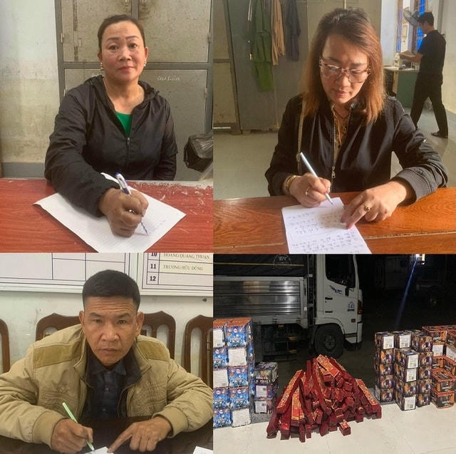 Gần 200kg pháo nổ bị lực lượng chức năng phát hiện, thu giữ