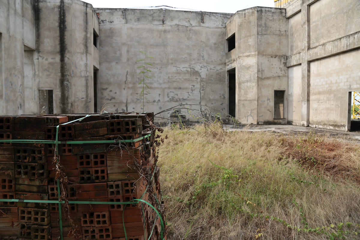 Trong đó, phần khối lượng xây dựng đạt 80%, còn phần trang thiết bị hoàn toàn chưa triển khai.