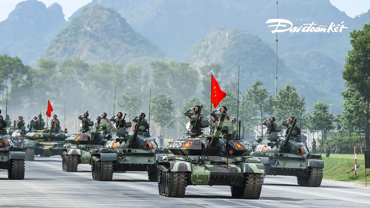 Dàn khí tài hiện đại sẽ tham gia tổng hợp luyện trên Quảng trường Ba Đình 