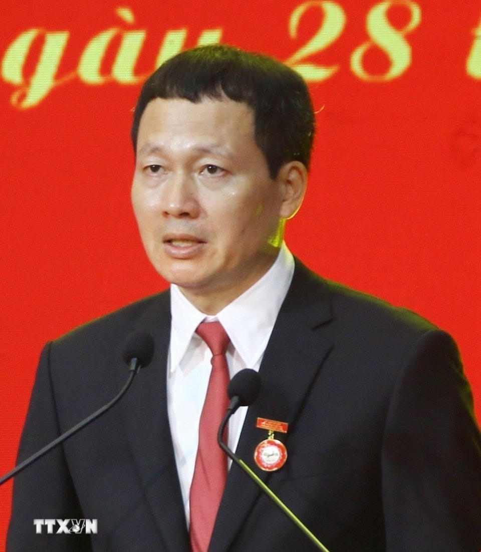 Ông Vũ Hồng Văn, Bí thư Tỉnh ủy, đại biểu Quốc hội khóa XV, giữ chức vụ Trưởng Đoàn đại biểu Quốc hội khóa XV tỉnh Đồng Nai. (Ảnh: TTXVN)