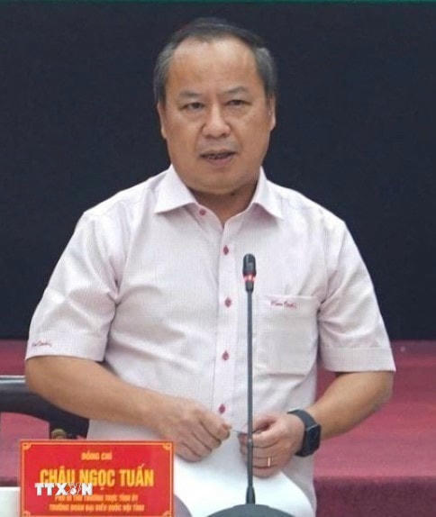 Ông Châu Ngọc Tuấn, Phó Bí thư Tỉnh ủy, đại biểu Quốc hội khóa XV, giữ chức vụ Trưởng Đoàn đại biểu Quốc hội khóa XV tỉnh Gia Lai. (Ảnh: TTXVN phát)